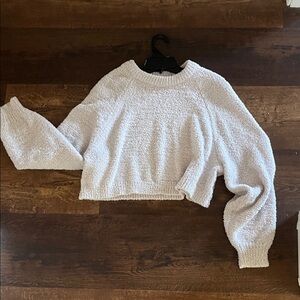 Cozy lavender fuzzy  Sweater